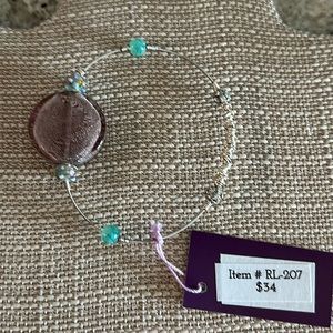 Unique Guitar String Bracelet RL 207 Handmade by Violette Grace